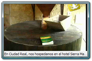 En Ciudad Real, nos hospedamos en el hotel Sierra Madrona